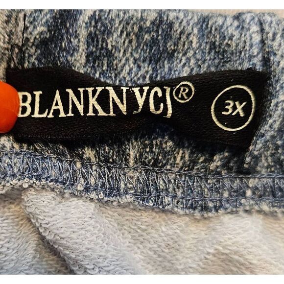 BLANK NYC Over Think It Jogger Digital Denim Blue 3X - Picture 3 of 11